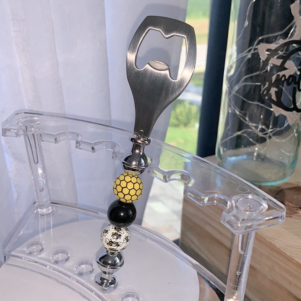 Hand Crafted- 🐝 Beaded Bottle opener